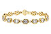 D311-09144: BRACELET 1.02 BAG 1.30 TW
