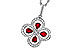 D311-10962: NECKLACE .68 RUBY TW .96 TGW