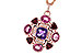 D311-11826: NECKLACE 2.76 SEMI-PREC (AM,GT,PT) 2.82 TGW