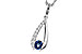 D311-14553: NECKLACE .38 SAPP .54 TGW (5x4 SAPP)