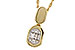 D311-14589: NECKLACE .07 TW BAG .12 TW