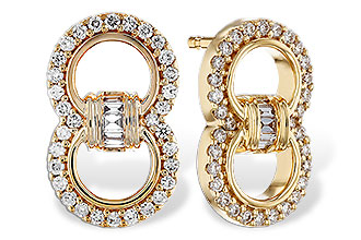 D312-00007: EARRINGS .05 TW BAGS .28 TW
