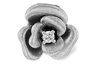 D312-00071: PENDANT .03CT (SMALL FLOWER PENDANT FROM H312-00062)