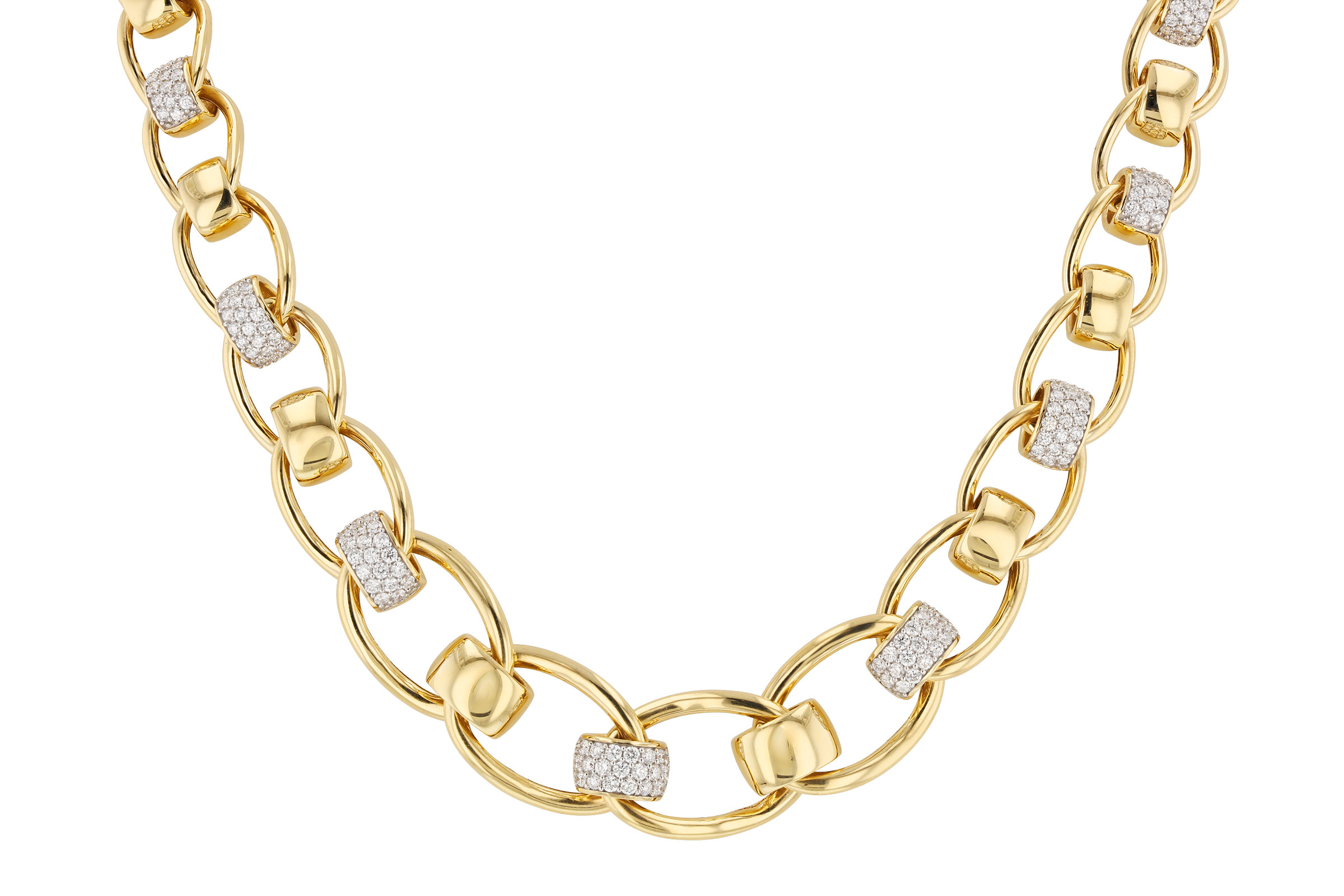 D312-01898: NECKLACE 2.00 TW (17")