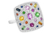 E036-59180: LDS DIA & COLOR RG .38 DIA 1.37 TGW