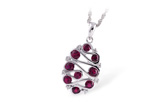 E221-16380: NECK .70 RUBY .75 TGW