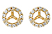 E222-01853: SEMI DIA EARR .10 TW (HOLDS .15 EACH)