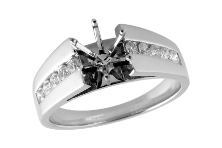 E222-06389: A042-03662 SEMI IN PLATINUM .34 TW