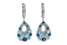 E223-89162: EARR 4.01 BLUE TOPAZ 4.24 TGW