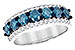 E225-66416: LDS WED RG 1.26 BLUE DIAS 1.70 TGW
