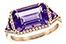 E226-55498: LDS RG 3.48 TW AMETHYST 3.70 TGW (12x8MM)