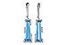 E226-55535: EARR 6.12 TW BLUE TOPAZ 6.33 TGW