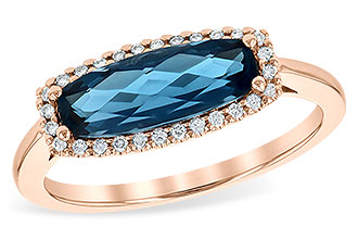 E226-59171: LDS RG 1.79 LONDON BLUE TOPAZ 1.90 TGW