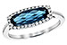 E226-59171: LDS RG 1.79 LONDON BLUE TOPAZ 1.90 TGW