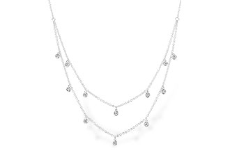 E310-19171: NECKLACE .22 TW (18 INCHES)