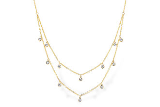 E310-19171: NECKLACE .22 TW (18 INCHES)