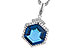 E310-21880: NECK 3.94 TW LONDON BLUE TOPAZ 4.12 TGW