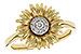 E310-21898: F310-20971 WITH YG & PETALS / WG SETTING .10 TW