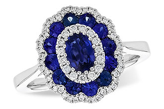 E310-26435: LDS RG 1.33 TW SAPPHIRE 1.56 TGW (6x4 MM SAPP)