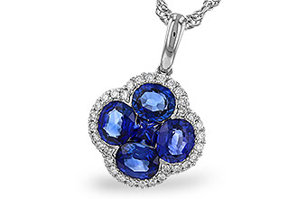 E311-10089: NECKLACE 1.72 SAPPHIRE 1.87 TGW