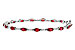 E311-10998: BRACELET 4.65 RUBY 4.97 TGW (7")
