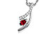 E311-14553: NECKLACE .21 RUBY .38 TGW (5x3 RUBY)