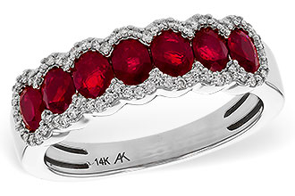 E311-16380: LDS WED RG 1.40 TW RUBY 1.57 TGW