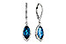 E311-16453: EARR 2.42 TW LONDON BLUE TOPAZ 2.50 TGW (9x5MM MQ)