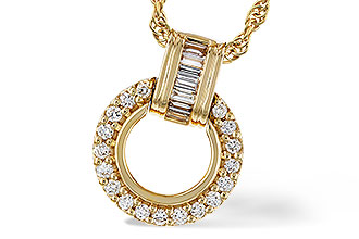 E311-17362: NECKLACE .12 BAG .33 TW