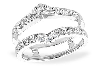 E312-02762: A129-28208 GUARD RG IN PLATINUM .28 TW