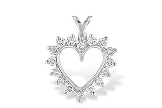 F042-93725: HEART PENDANT .45 TW