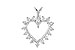 F042-93725: HEART PENDANT .45 TW