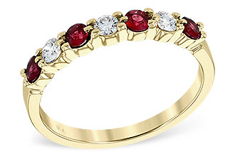 F222-07316: LDS WED RG .35 RUBY .55 TGW