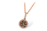 F222-98216: NECK .29 BROWN DIA .51 TW