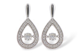 F224-74553: EARRINGS .59 TW
