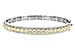 F225-66398: BANGLE 4.20 YELLOW DIAS 5.63 TW