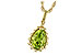 F225-67353: NECKLACE 1.30 CT PERIDOT