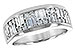 F225-71853: LDS WED RG .74 BAG 1.00 TW