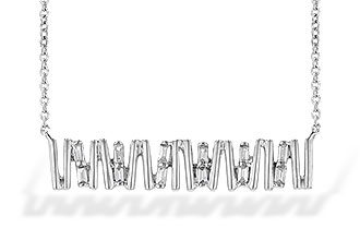 F226-59116: NECK .15 TW BAGUETTE DIAS