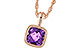 F310-24553: NECKLACE .82 AMETHYST