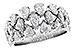 F310-26389: LDS DIA WED RG 1.85 TW FANCY CUT DIAS