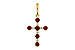 F311-10971: PENDANT .34 TW RUBY .42 TGW