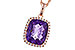 F311-11871: NECKLACE 4.57 AMETHYST 4.81 TGW (12x10MM CU)