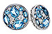 F311-12762: EARRINGS 1.02 TW BLUE TOPAZ 1.18 TGW