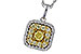 F311-12780: NECK .23 FANCY YELLOW DIAMONDS .65 TW
