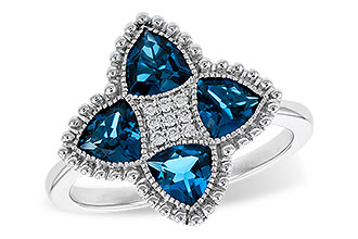 F311-13644: LDS RG 1.62 LONDON BLUE TOPAZ 1.66 TGW