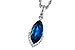 F311-16453: NECK 2.14 LONDON BLUE TOPAZ 2.20 TGW (12x6MM MQ)