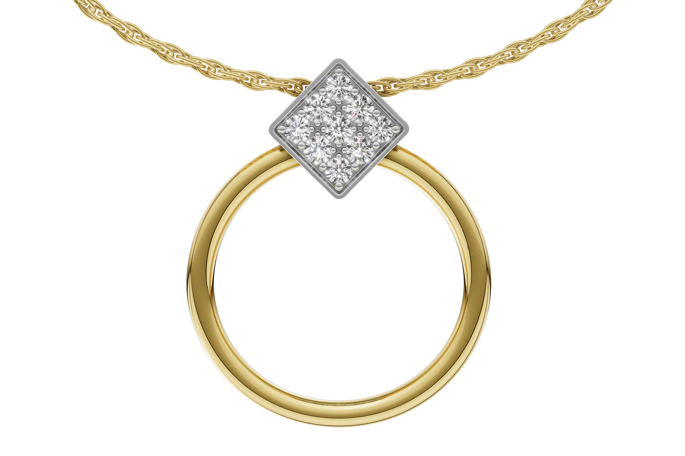 F312-00944: NECKLACE .25 TW