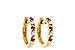 G037-48207: EARRINGS .17 RUBY .26 TGW