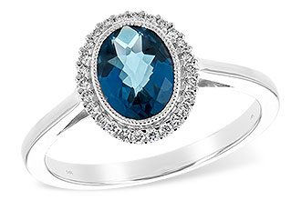 G225-64571: LDS RG 1.27 LONDON BLUE TOPAZ 1.42 TGW